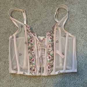 Victoria’s secret light pink Corset